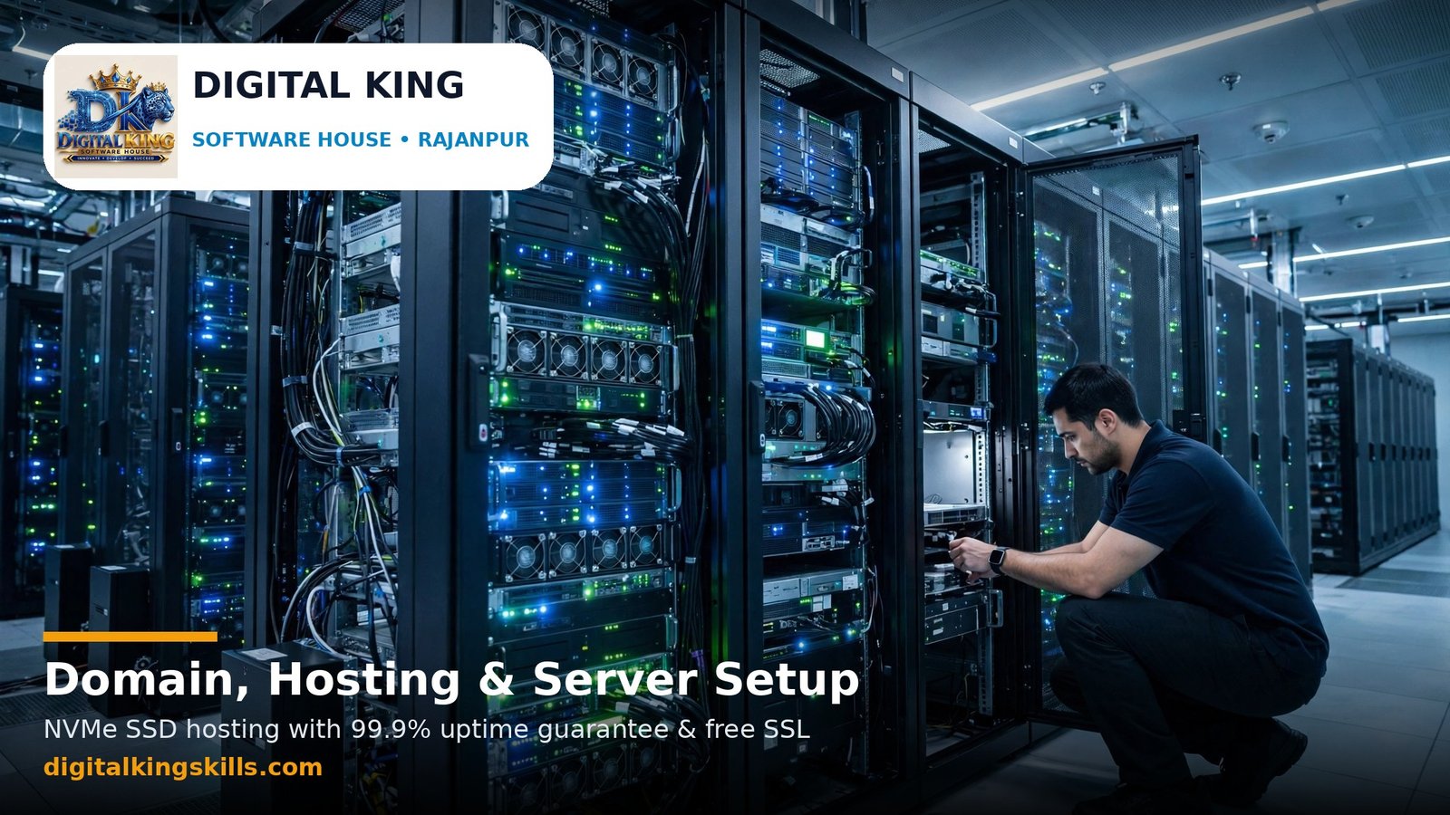Domain, Hosting & Server Setup Services in Rajanpur