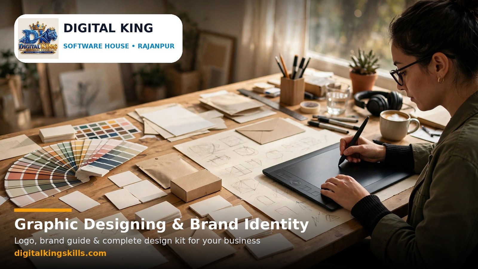 Graphic Designing & Brand Identity Services in Rajanpur