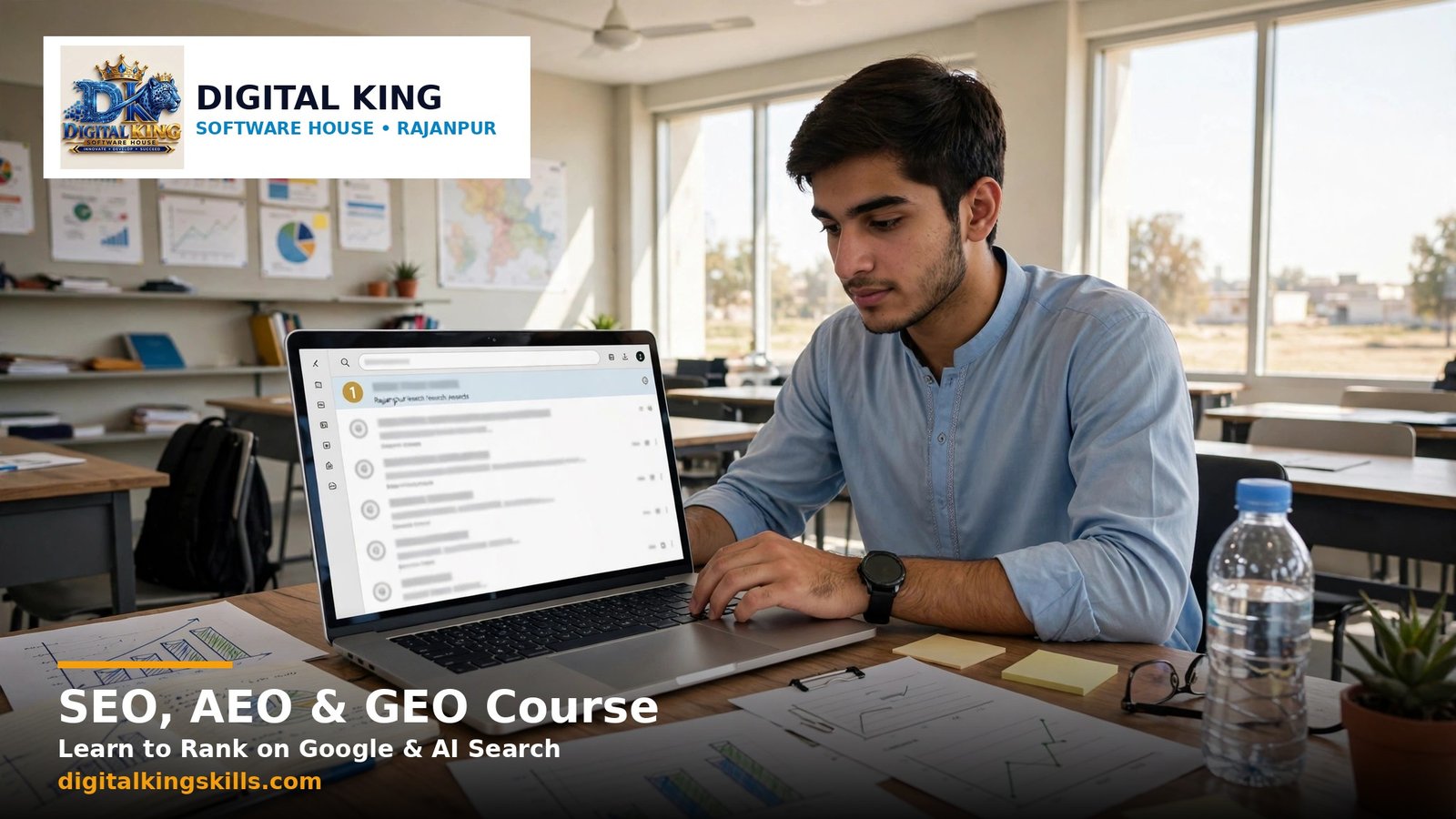 SEO, AEO & GEO Course in Rajanpur — Learn to Rank on Google & AI Search