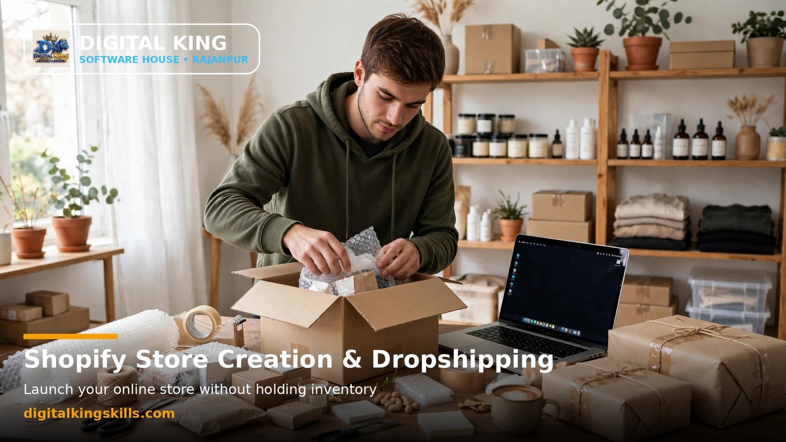 Shopify Store Creation & Dropshipping Services in Rajanpur