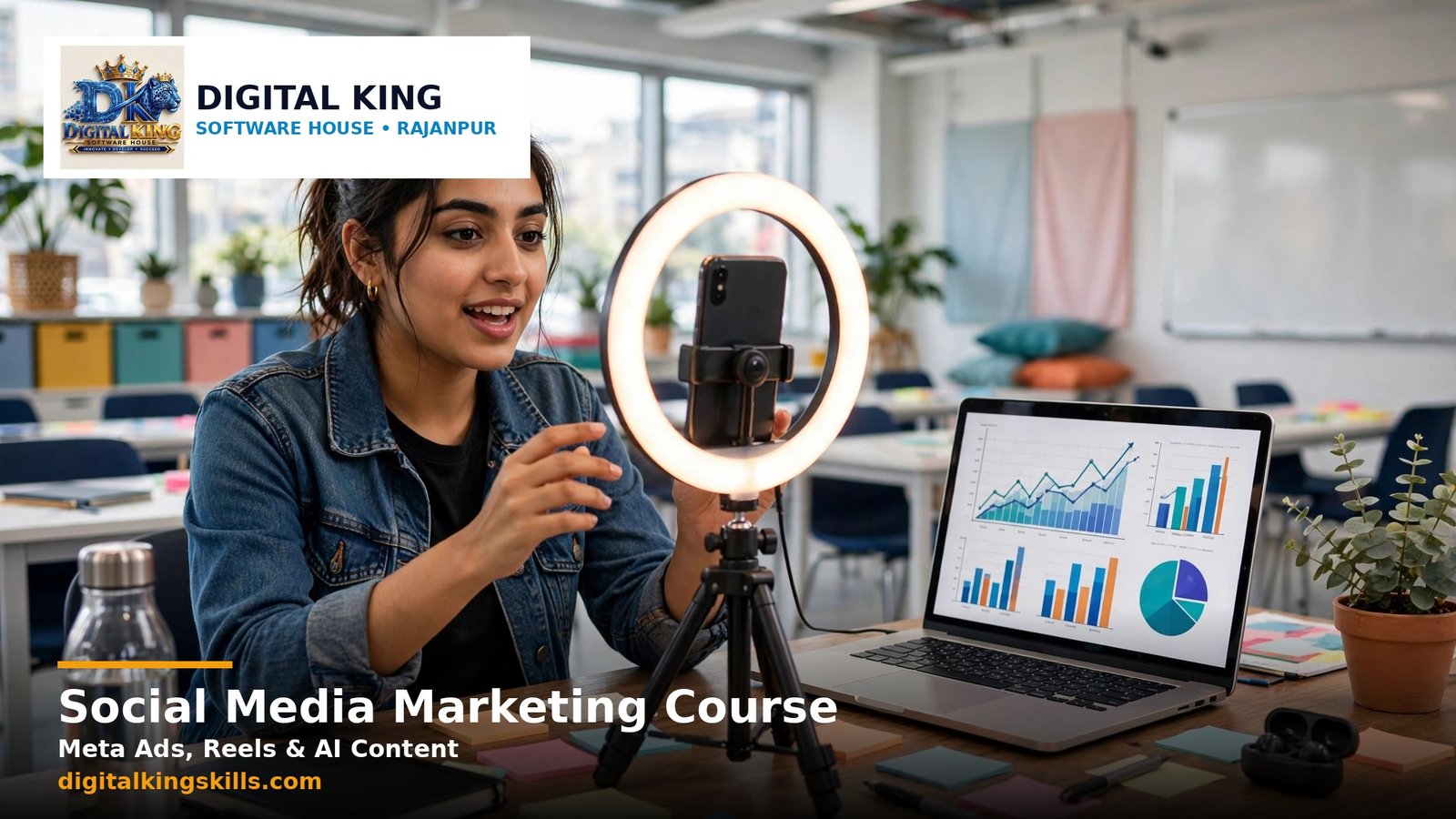 Social Media Marketing Course with AI in Rajanpur — Meta Ads & Content