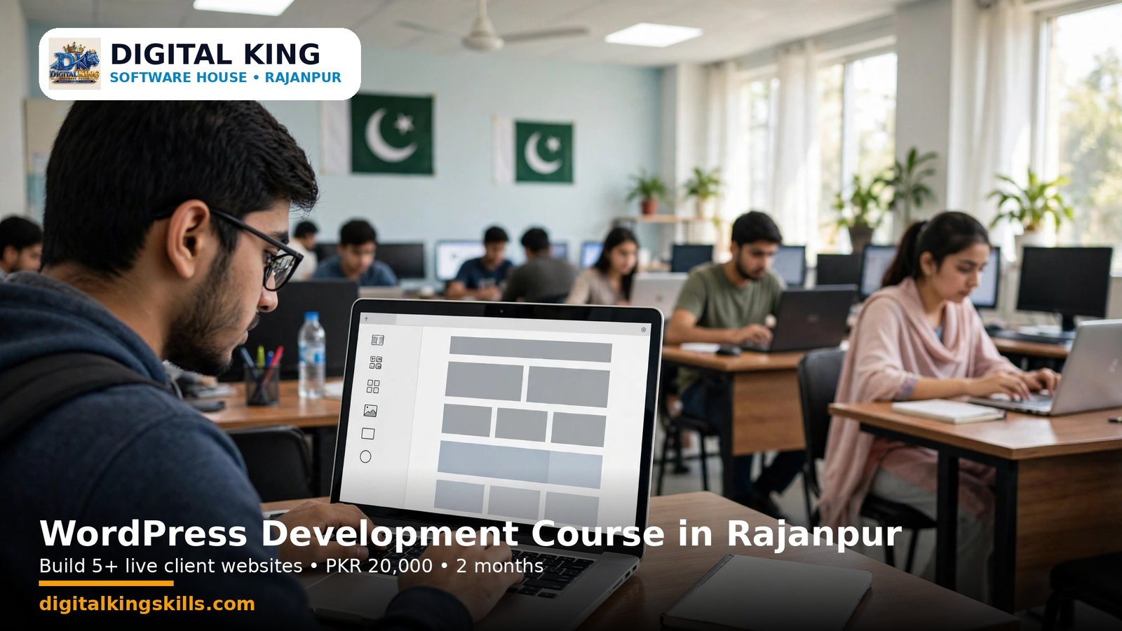 WordPress Development Course in Rajanpur — Build Websites & Earn