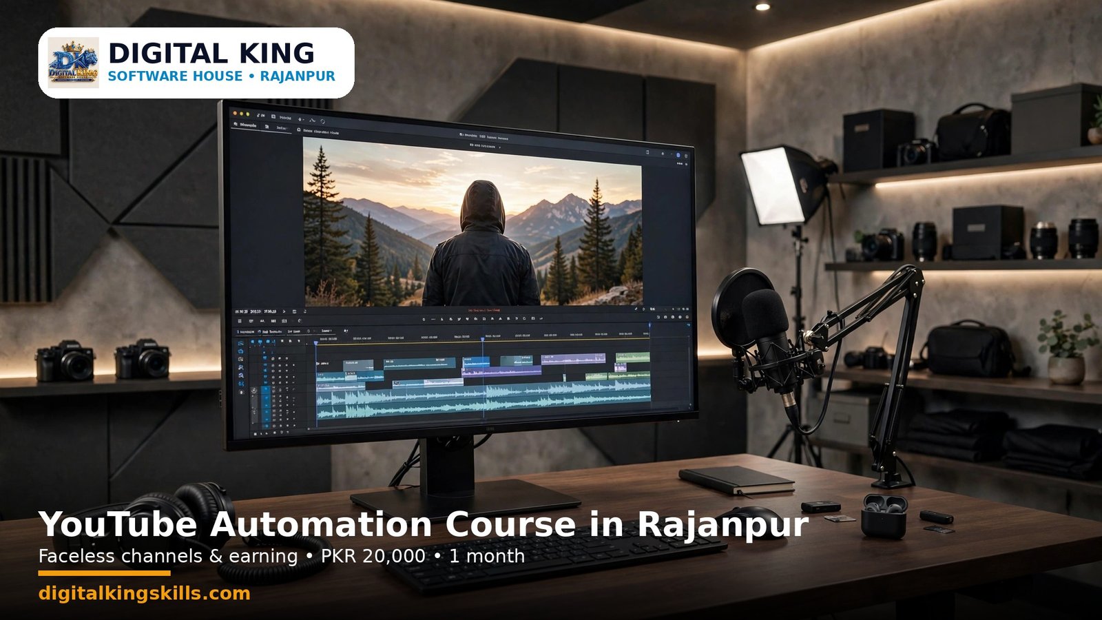 YouTube Automation Course in Rajanpur — Faceless Channels & Earning